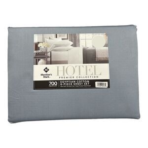 Blue Crest - Member's Mark Hotel Egyptian Cotton 6-Piece Solid Sheet Set, 700 Th